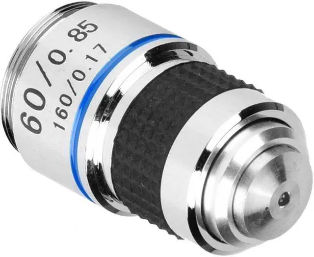 Alt view image 4 of 5 - 60X Objectives Lens 185 Biological Microscope Achromatic Objectives Lens 160/0.17
