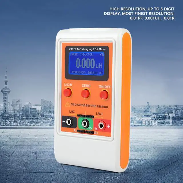 Alt view image 2 of 7 - M-4070 Auto Range LCR Meter LCR In Circuit Meter Automatic Range Inductance/ Capacitance/ Resistance Tester