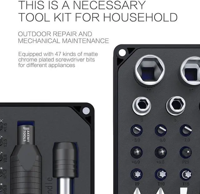 Alt view image 6 of 7 - NEW 60-in-1 Professional Screwdriver Set with High Quality S-2 Driver Bit DIY Repair Tool Kit for Laptop Glasses Mobile Phone