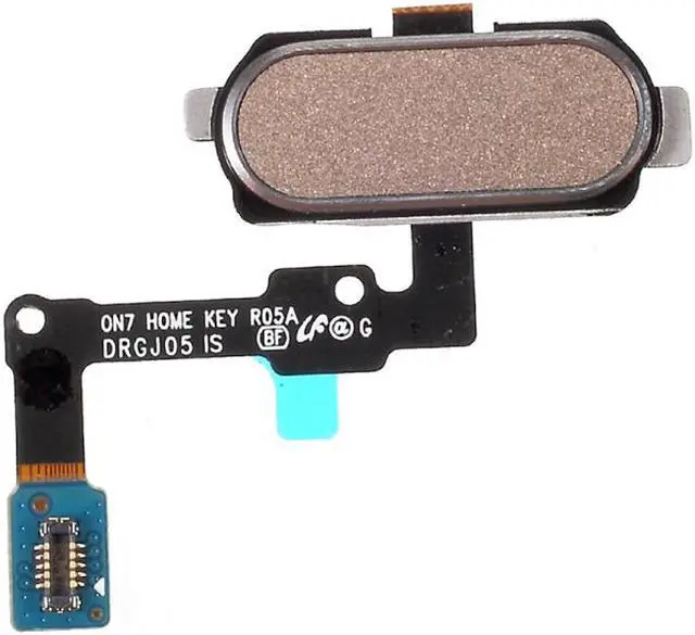 Main image of Fingerprint Home Button Flex Cable Replacement for Samsung Galaxy J7 Prime/ On7 (2016)/ J5 Prime/ On5 (2016) G570 G610 (Gold)