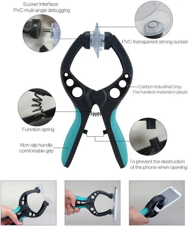 Alt view image 4 of 6 - 1 Pc Mobile Phone LCD Screen Opening Pliers Suction Cup for iPhone iPad Samsung Cell Phone Repair Tool
