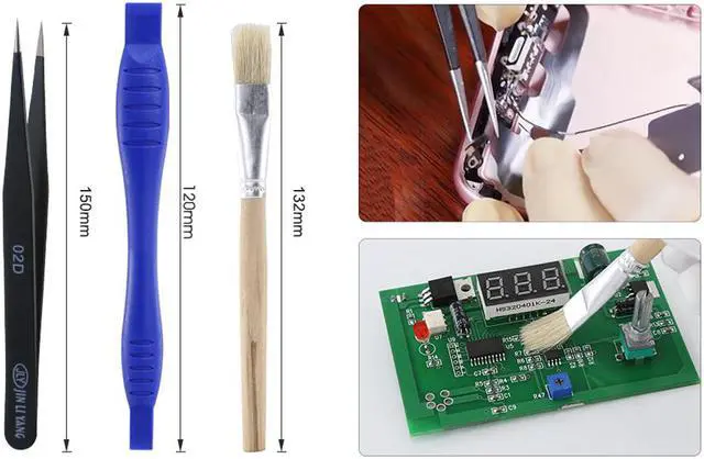 Alt view image 5 of 7 - 16 in 1 Mobile Phone Repair Tools Kit Pry Opening Tool Screwdriver Set for iPhone X 8 7 6 Plus Hand Tools Set