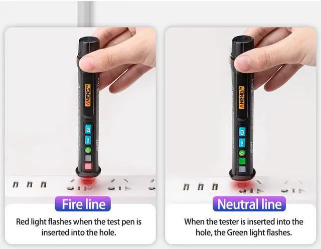 Alt view image 4 of 6 - ANENG VD409B Crcuit Breaker Finder LED Tester Non-contact AC Voltage Detector Tester Meter 12V-1000v Pen Wire Tracker Scanmarker