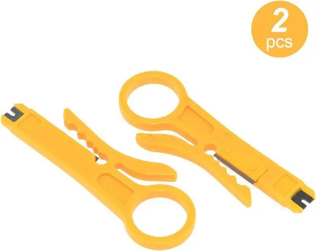 Alt view image 2 of 7 - 2pcs Mini Portable Wire Stripper Plier Muti-Functional Crimper Cutter for 3D Printer Cable PTFE Cable