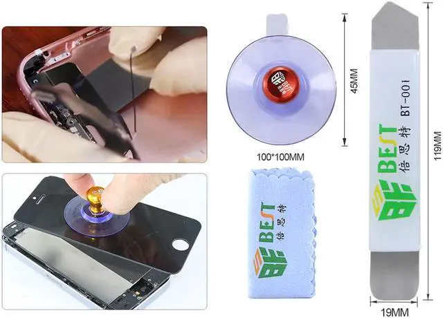 Alt view image 4 of 7 - 16 in 1 Mobile Phone Repair Tools Kit Pry Opening Tool Screwdriver Set for iPhone X 8 7 6 Plus Hand Tools Set
