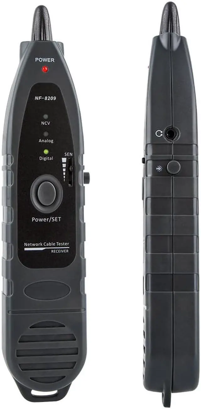 Alt view image 5 of 7 - Multi-functional LCD Network Cable Tester Wire Tracker PoE Checker Inline PoE Voltage and Current Tester with Cable Tester with Illuminate Function