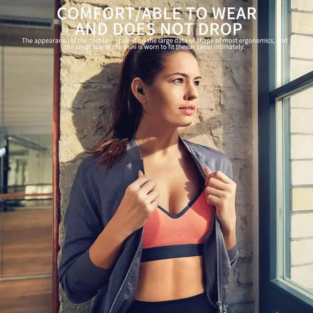 Alt view image 5 of 7 - Fineblue F MAX TWS Bluetooth Earphone Wireless Headset Stereo Earbuds with Charging Box for All Bluetooth Tablet Smart Phone (Black)