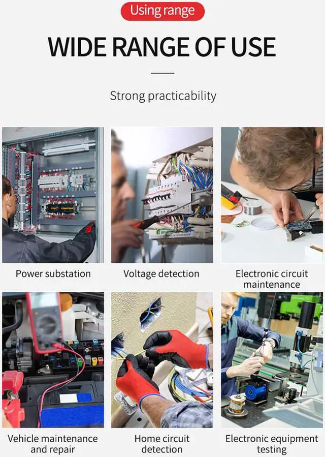 Alt view image 2 of 7 - ANENG AN888S Profesional Digital Bench Multimeter 19999 Counts Transistor Tester Auto Range Voltmeter Multifunction Calibrator - 1
