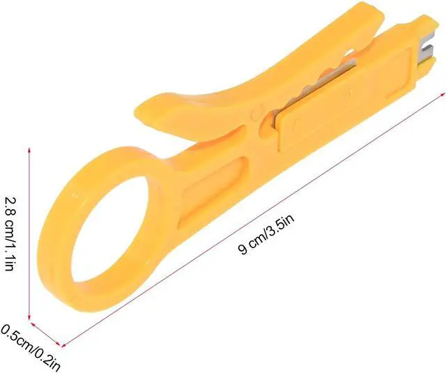 Alt view image 5 of 7 - 2pcs Mini Portable Wire Stripper Plier Muti-Functional Crimper Cutter for 3D Printer Cable PTFE Cable