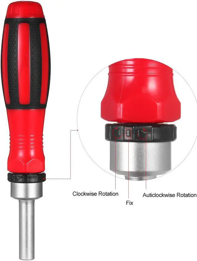 Alt view image 3 of 7 - 65PCS Ratchet Nut Driver and Screwdriver Kit Low-magnetic Screw Driver Bit and 1/4-Inch Drive Socket Set with 51-Piece Slotted/Philips/Pozi/Torx/Square/Hexagon Bits + 9-Piece Sockets + 2-Piece Extensi