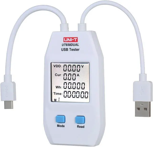 Main image of UNI-T UT658DUAL USB Power Meter LCD USB Tester Detector