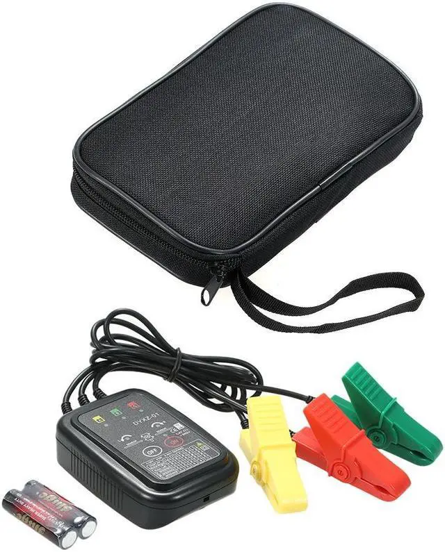 Alt view image 2 of 7 - Non-Contact Phase Detector Digital Phase Sequence Tester Phase LED Indicator Clamp Positive/Reverse Phase Tester AC70~600V 50/60Hz