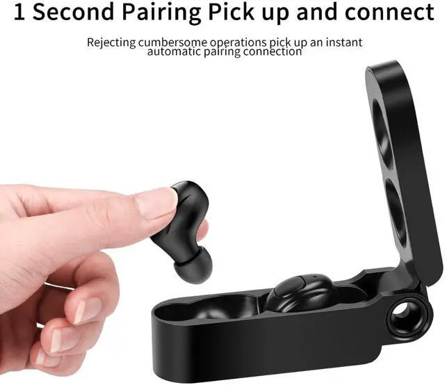 Alt view image 6 of 7 - Fineblue F MAX TWS Bluetooth Earphone Wireless Headset Stereo Earbuds with Charging Box for All Bluetooth Tablet Smart Phone (Black)