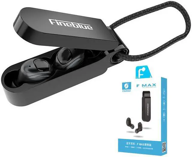 Main image of Fineblue F MAX TWS Bluetooth Earphone Wireless Headset Stereo Earbuds with Charging Box for All Bluetooth Tablet Smart Phone (Black)