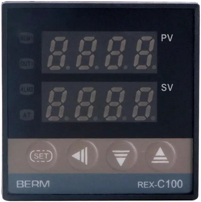 Alt view image 2 of 7 - PID Digital Intelligent Temperature Controller REX-C100FK02-V*DN 0-400°C K Type Input SSR Output (220V CK long)
