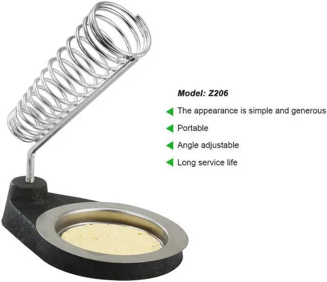 Alt view image 5 of 6 - BST-Z206 Soldering Iron Stand Holder Metal Soldering Iron Support Station