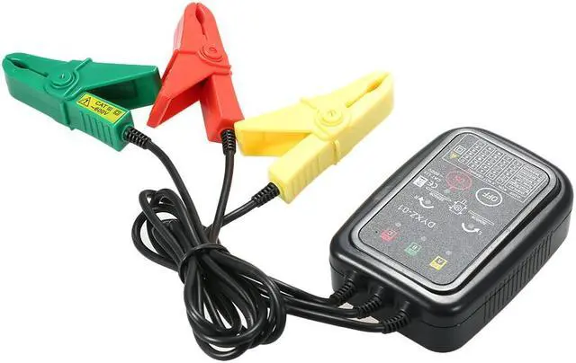 Alt view image 4 of 7 - Non-Contact Phase Detector Digital Phase Sequence Tester Phase LED Indicator Clamp Positive/Reverse Phase Tester AC70~600V 50/60Hz
