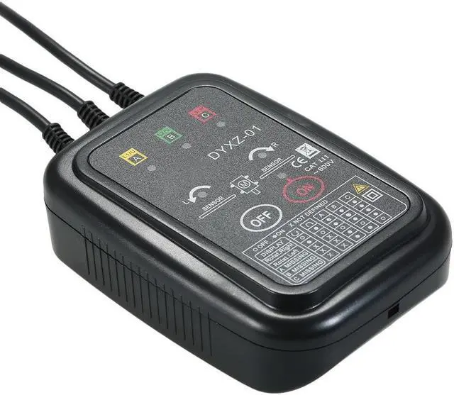 Alt view image 5 of 7 - Non-Contact Phase Detector Digital Phase Sequence Tester Phase LED Indicator Clamp Positive/Reverse Phase Tester AC70~600V 50/60Hz