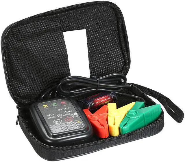 Main image of Non-Contact Phase Detector Digital Phase Sequence Tester Phase LED Indicator Clamp Positive/Reverse Phase Tester AC70~600V 50/60Hz