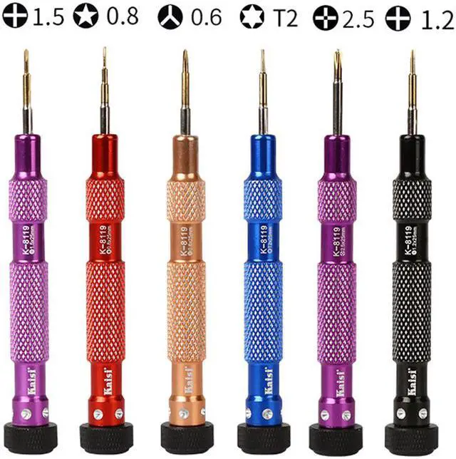 Alt view image 2 of 2 - Kaisi K-8119 Screwdriver Open Repair Tools For iPhone 7/ Huawei P8 Smartphone - 0.6Y Type