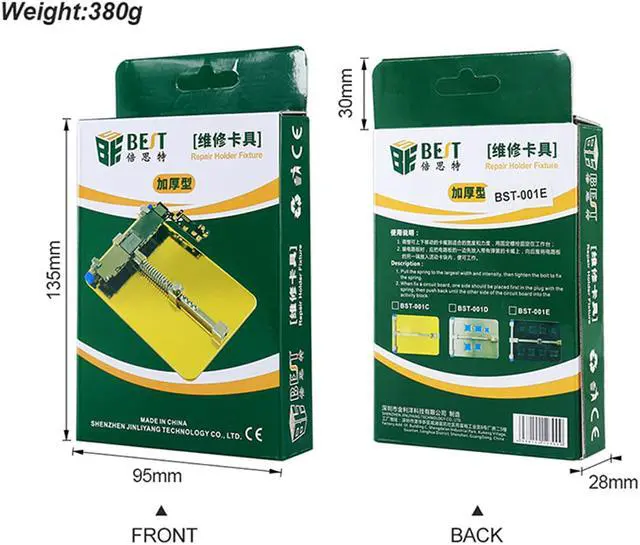 Alt view image 7 of 7 - Professional PCB Holder Mini Pump Cleaner for Camera Lens Cleaning Mobile Phone Tablet Circuits Clean Repair Tool