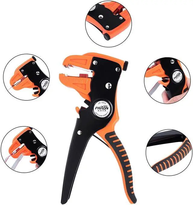 Alt view image 3 of 7 - PARON JX-1311 Automatic Duck-billed Stripper Multifunctional Wire Stripping and Cutting Pliers Dual Layer Handle Duckbill Pliers AWG24-10 0.2-6.0mm²