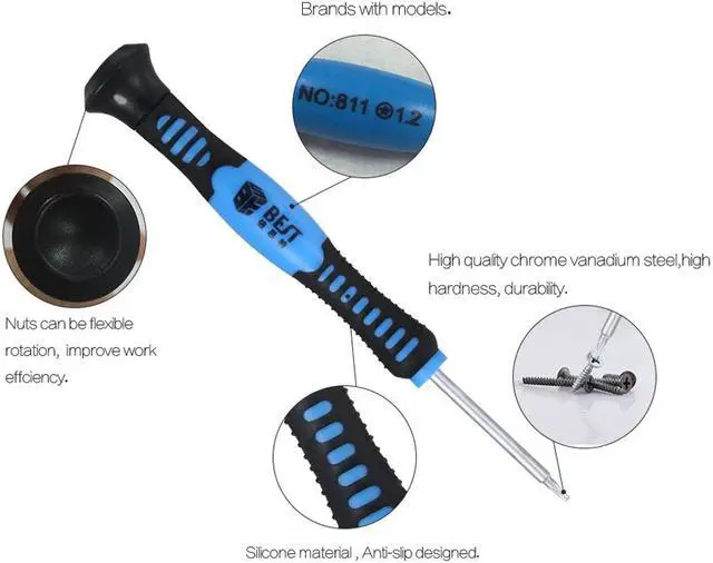 Alt view image 3 of 7 - 16 in 1 Hand Phone Repair Tool set For mobile cell phones Opening Pry Repair Tool Kit cellphone Screwdrivers Set Kit