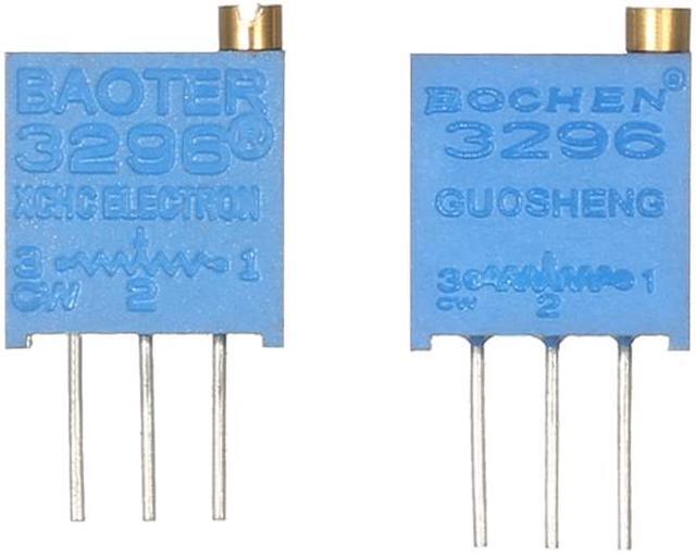 Alt view image 6 of 6 - 75pcs 3296W Multiturn Trimmer Potentiometer Assorted Kit Variable Resistors 15 Values 50-2M ohm