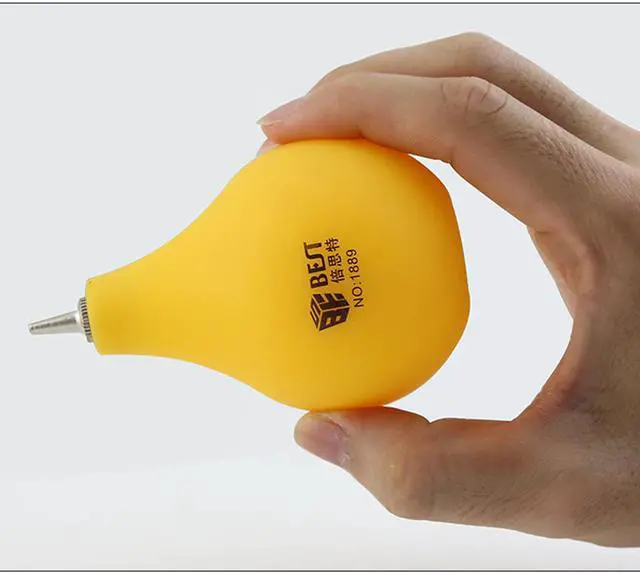 Alt view image 3 of 7 - BT-1889 Rubber Mini Air Blower Pump Dust Cleaner with Metal Nozzle for DSLR Lens Cleaning Tool for SLR Camera Binocular Lens CCD