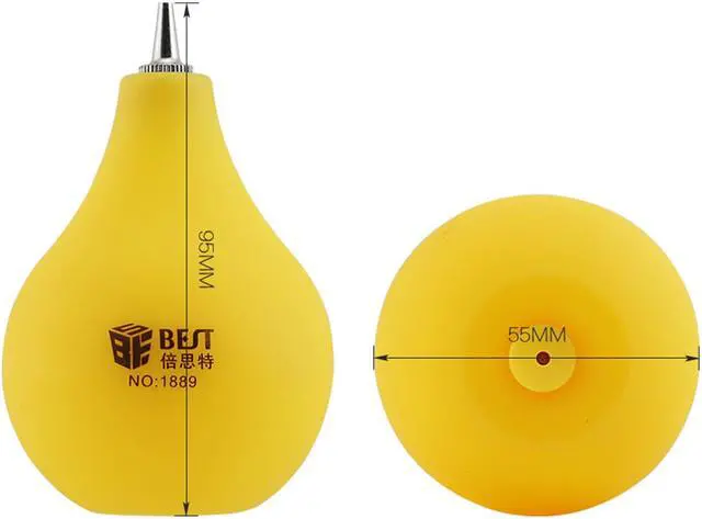 Alt view image 6 of 7 - BT-1889 Rubber Mini Air Blower Pump Dust Cleaner with Metal Nozzle for DSLR Lens Cleaning Tool for SLR Camera Binocular Lens CCD