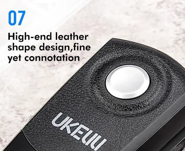 Alt view image 4 of 6 - UKELILI UK-8 Mini Wireless Retractable Portable Bluetooth Headset Calls Remind Vibration Wear Clip Sports Running Earphone (Black)