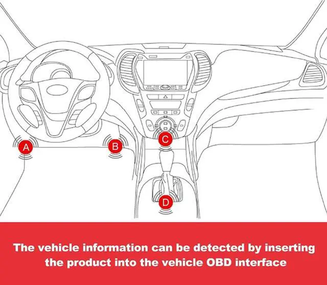 Alt view image 3 of 7 - V017 WIFI OBD II Scanner Car Diagnostic Tool Battery Voltage Detection For 95% OBD II Compliant Vehicles 16-pin