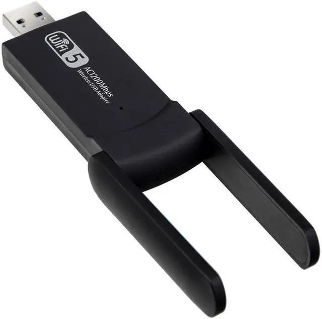 Alt view image 5 of 7 - Wireless USB WiFi Adapter 1200Mbps Lan USB Ethernet 2.4G 5G Dual Band WiFi Network Card WiFi Dongle