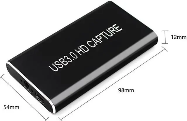 Alt view image 5 of 7 - Capture Card USB 3.0 HD Game Capture Card Device Type-C Support HD Video 1080P Video Capture Card for TV PC PS4 Game