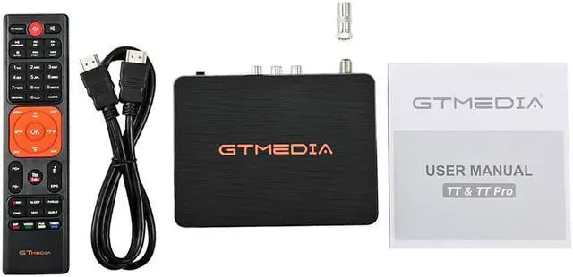 Alt view image 4 of 7 - GTMEDIA TT PRO DVB-T/T2/C Set-top Box Signal Receiver Remote Control H.265 Full HD 1080P TV Receiver