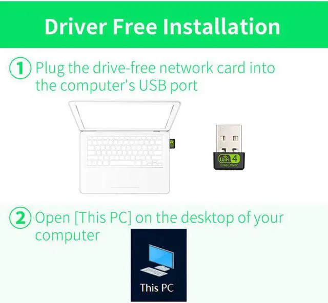 Alt view image 5 of 7 - 150Mbps Mini WiFi Adapter USB Adapter Free Driver WiFi Dongle Network Card Ethernet Wireless WiFi Receiver for PC Laptop