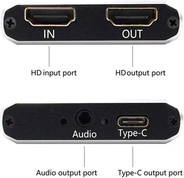 Alt view image 7 of 7 - Capture Card USB 3.0 HD Game Capture Card Device Type-C Support HD Video 1080P Video Capture Card for TV PC PS4 Game