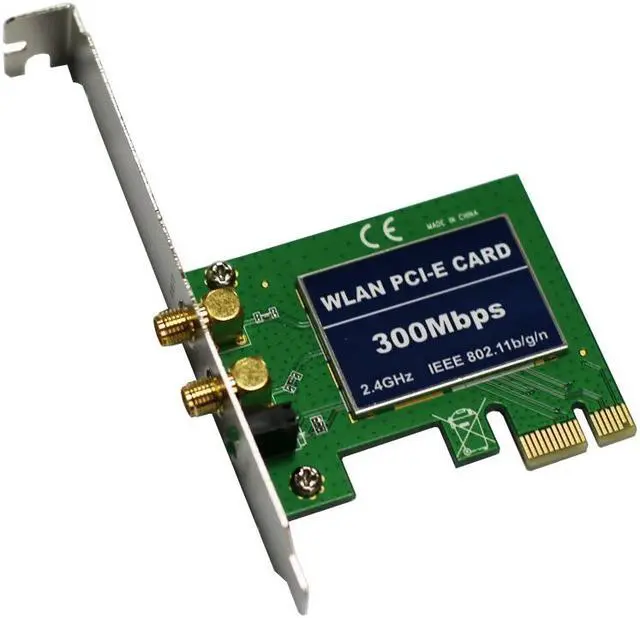 Alt view image 4 of 7 - PCI-Express WiFi Adapter Wireless 300Mbps 2.4G Wireless Network Adapter PCIe Wi-Fi Cards Wi-Fi Adapters