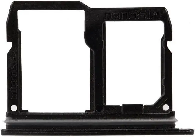 Main image of SIM Card Tray Holder Slot Replacement Part For LG Q7 Q610 (Black)