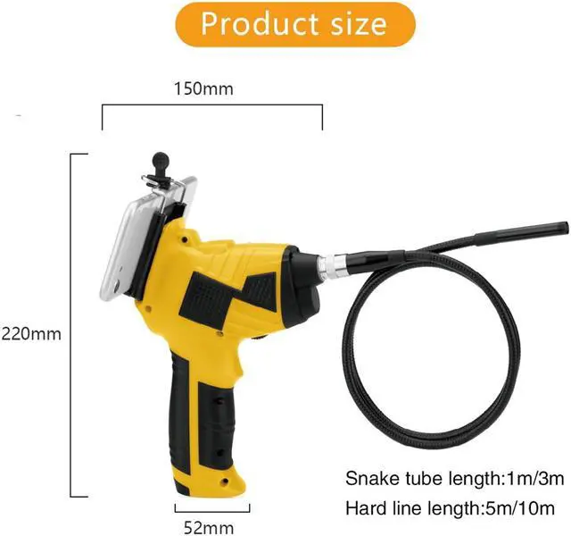 Alt view image 4 of 6 - 8MM WiFi Handheld Endoscope 1080P Inspection Camera for Auto Repair Tool Snake Hard Waterproof Industrial Home Endoscope - 1M