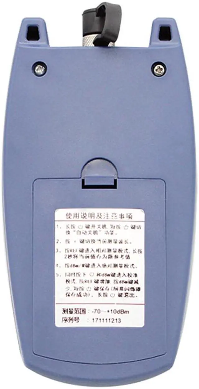 Alt view image 3 of 7 - TL-520 Handheld Optical Power Meter Universal Connector Fiber Light Decay Testers Machine Fiber Optic Cable Tester Locator