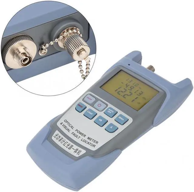 Alt view image 2 of 7 - Handheld Fiber Optical Power Meter Visual Fault Locator Fiber Optic Cable Tester -70~ + 10dB