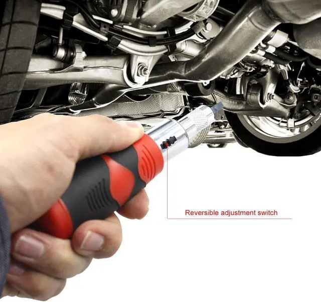 Alt view image 6 of 7 - 49PCS Portable Ratchet Screwdriver Socket Wrench Spanner Set Kit Metric and Inch 1/4" 3/8" Drive with 16-Pieces Screwdriver Bits