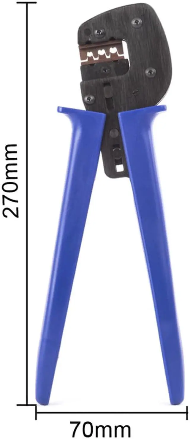 Alt view image 4 of 7 - A-2546B Crimping Plier 2.5-6mm 14-10AWG Multi-Tool Connector Crimping Tool Cable Cutter Wire Crimper