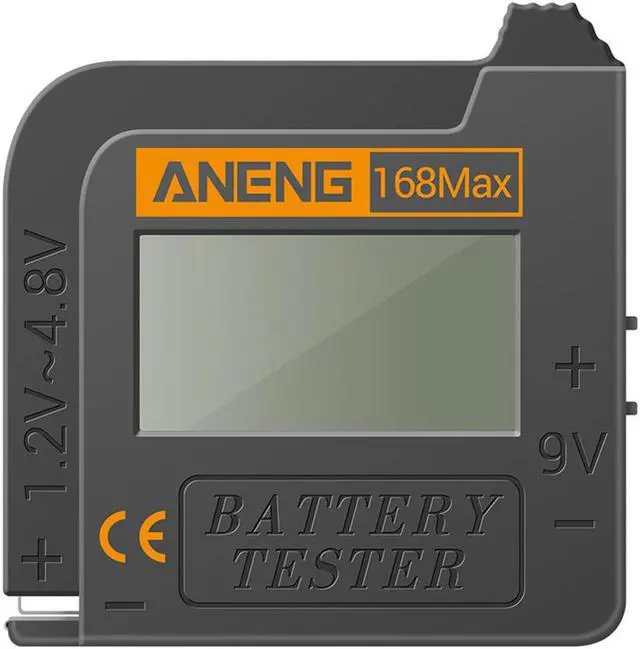 Main image of ANENG 168Max Digital Lithium Battery Capacity Tester Universal Test Checkered load analyzer Display Check AAA AA Button Cell