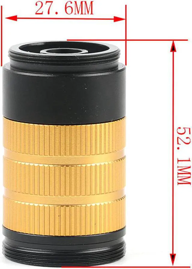 Alt view image 3 of 4 - Industry Microscope Camera C-mount MINI 1-50X Zoom Lens Ring Adapter For HDMI USB VGA Video Camera