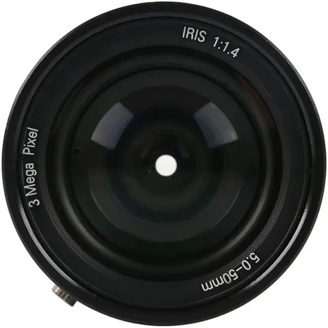 Alt view image 4 of 5 - 1/2.5" 3MP 5-50MM Focal Length Zoom CS C Mount Lens Adjustable Aperture Iris High Precision Low Distortion For Factory Workshop