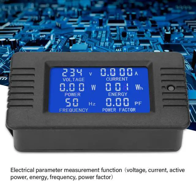 Alt view image 5 of 7 - PEACEFAIR Digital Meter PZEM-020 AC Multifunction Digital Meter Power Energy Voltage Current Tester 10A KWh Tester Power Meter