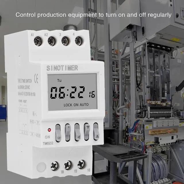 Alt view image 7 of 7 - Digital Programmable Timer Switch Programmable Digital Timer Switch Relay Control 220V Timing Socket