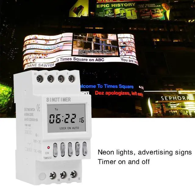 Alt view image 3 of 7 - Digital Programmable Timer Switch Programmable Digital Timer Switch Relay Control 220V Timing Socket